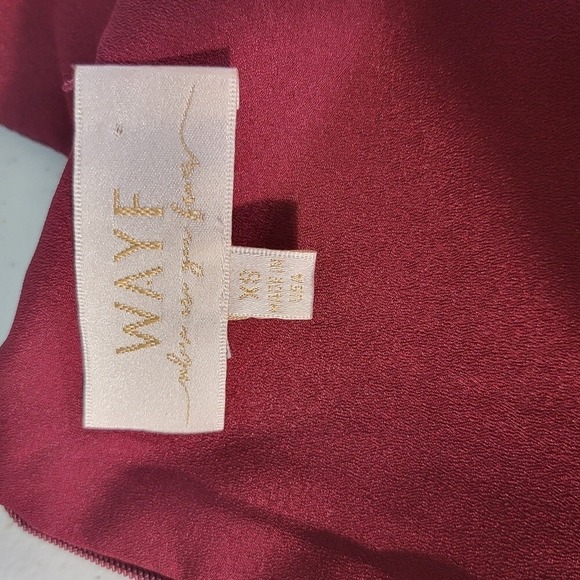 Wayf Elegant Burgundy Long Dress Size XS - Picture 5 of 9